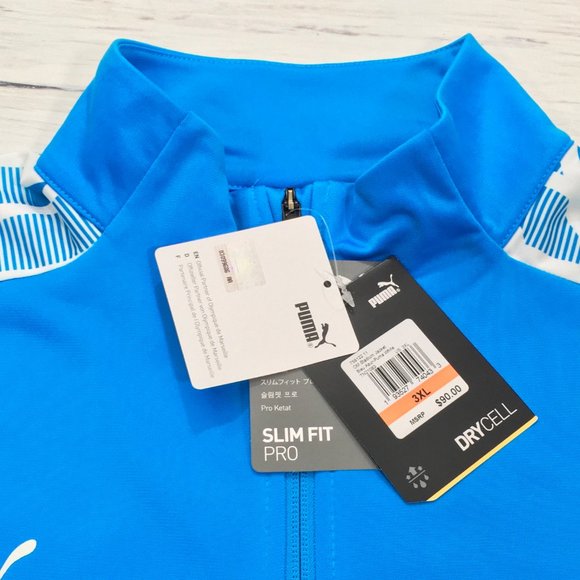 Puma Drycell Olympique De Marseill Stadium Fleece Full Zip Jacket - Picture 8 of 12